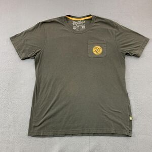 Howler Bros Shirt Mens Large Green Pocket Logo Graphic Tee Short Sleeve
